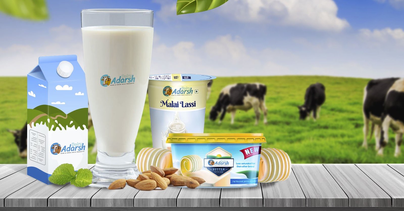 Adarsh Dairy milk and dairy products